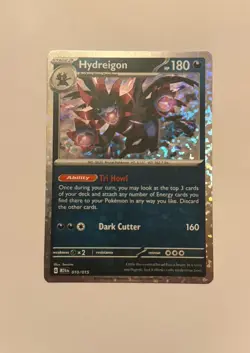 Pokemon TCG - 010/015 Hydreigon Reverse Holo McDonald's Promo 2025 M24EN NM Card - Image 1