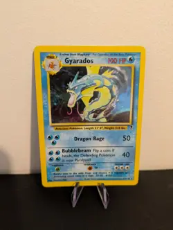 Gyarados 12/110 Legendary Collection Holo Pokemon Card 2002 Near Mint WOTC - Image 1