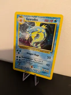 Gyarados 12/110 Legendary Collection Holo Pokemon Card 2002 Near Mint WOTC - Image 3