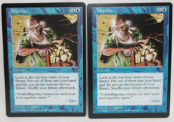 IMPULSE X2 MAGIC THE GATHERING VISIONS VINTAGE MTG CARD #380 - Image 1
