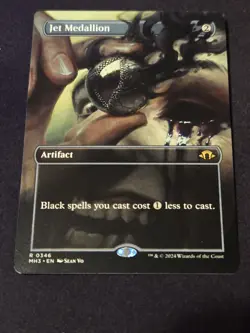 Jet Medallion (Borderless) Modern Horizons 3 Regular - Image 1