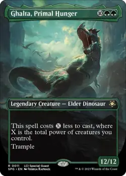 MTG English Ghalta, Primal Hunger (Borderless) NM Normal Special Guests - Image 1