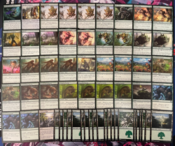MTG - MONO GREEN LANDFALL DECK - LOTUS COBRA, UNDERGROWTH CHAMPION, BRAULIOS ~ - Image 1