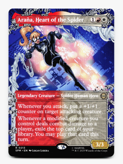 Arana, Heart of the Spider (Borderless) - [Marvel's Spider-Man] MTG Magic 🔥⚪ - Image 1