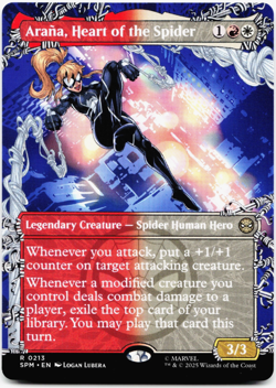 Arana, Heart of the Spider (Borderless) - [Marvel's Spider-Man] MTG Magic 🔥⚪ - Image 3