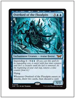1x Overlord of the Floodpits, Magic the Gathering MTG NM - Image 1
