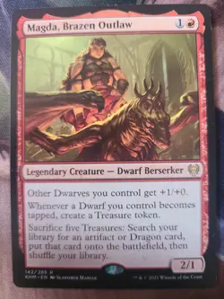 MTG EDH Custom Commander Deck: Magda, Brazen Outlaw - Mono Red - Image 1