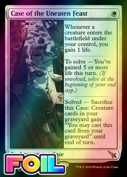 x1 Case of the Uneaten Feast MKM MTG 10 FOIL RARE M/NM 1x - Image 1