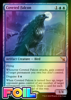 x1 Coveted Falcon MKM MTG 48 FOIL RARE M/NM 1x - Image 1