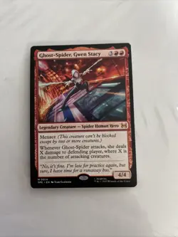 Magic The Gathering MTG Spiderman Ghost-Spider, Gwen Stacy Mythic Rare M0014 - Image 1