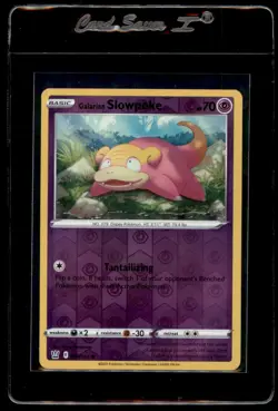 2021 Pokemon Battle Styles Galarian Slowpoke #054/163 Reverse Foil - Image 1