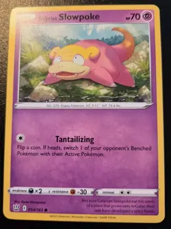 Galarian Slowpoke 054/163 Common Sword & Shield: Battle Styles Pokemon TCG - Image 1