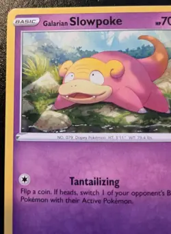 Galarian Slowpoke 054/163 Common Sword & Shield: Battle Styles Pokemon TCG - Image 2