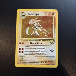 Pokemon Bundle - Kabutops 9/62 Holo Rare Fossil WOTC - Image 1