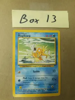 Magikarp 35/102 - BASE SET - VINTAGE WOTC Pokemon Card - Unlimited - LP/MP - Image 1