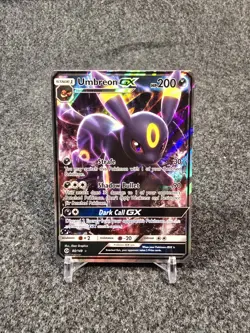 Pokemon TCG Umbreon GX 80/149 Sun Moon Base Set Ultra Rare, Lightly Played - Image 1