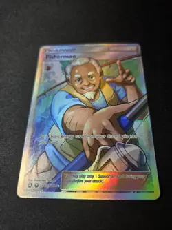 Fisherman Shiny Holo Rare Hidden Fates: Shiny Vault SV83/SV94 NM Pokemon TCG - Image 4