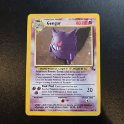 Pokemon Bundle - Gengar 5/62 Holo Rare Fossil WOTC - Image 1