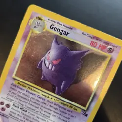 Pokemon Bundle - Gengar 5/62 Holo Rare Fossil WOTC - Image 2