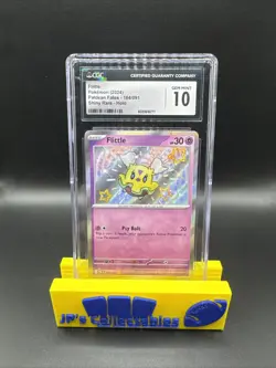 2024 Pokemon Paldean Fates Flittle #164 Shiny Rare CGC Gem Mint 10 - Image 1