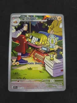 Charjabug Pokemon TCG SV05: Temporal Forces 169/162 Illustration Rare NM - Image 1