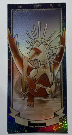 NON TCG Chinese Pokemon Elf Eif Origin Collection Tarot Temperance Latias Silver - Image 1
