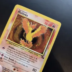 Pokemon Bundle - Moltres 12/62 Holo Rare Fossil WOTC - Image 2