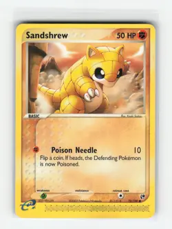 SANDSHREW 75/100 SANDSTORM POKEMON TCG LP - Image 1