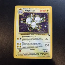 Pokemon Bundle - Magneton 11/62 Holo Rare Fossil WOTC - Image 1