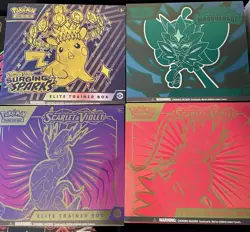 Pokemon TCG Factory Sealed Mixed Lot ETB, Blister, Sleeved, Collection Tins Box - Image 5