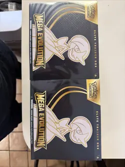 Pokemon Mega Evolution ETB Lot Of 2 Sealed Boxes - Image 1