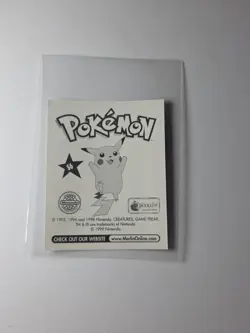 Pokemon Pikachu #S6 Merlin Sticker Series 1 Topps Holo - Image 2