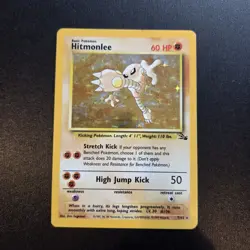 Pokemon Bundle - Hitmonlee 7/62 Holo Rare Fossil WOTC - Image 1