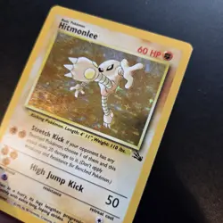 Pokemon Bundle - Hitmonlee 7/62 Holo Rare Fossil WOTC - Image 2
