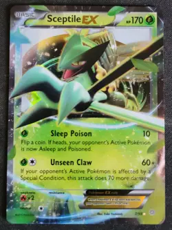 Sceptile EX 7/98 Pokemon TCG XY: Ancient Origins LP - Image 1