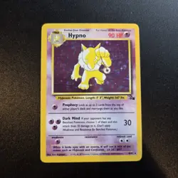 Pokemon Bundle - Hypno 8/62 Holo Rare Fossil WOTC - NM/Excellent - Image 1
