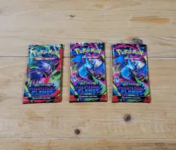 Pokemon Phantasmal Flames Mega Evolution 3 Opened Packs - Image 1