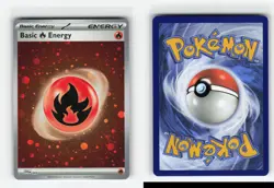 FIRE SVE 002 HD COSMOS HOLO SWIRL POKEMON TCG NM-LP - Image 3