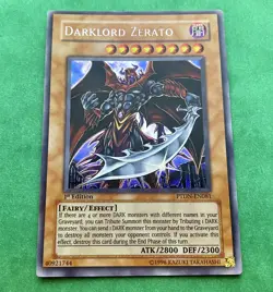 Yu-Gi-Oh! Darklord Zerato PTDN-EN081 Secret Rare 1st Edition Nr Mint - Image 1
