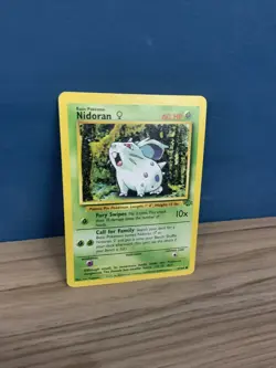 Pokemon Card Nidoran 57/64 Jungle Set Lightly Played Condition WOTC - Image 2