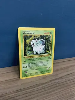 Pokemon Card Nidoran 57/64 Jungle Set Lightly Played Condition WOTC - Image 3