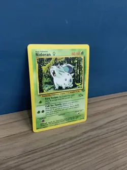 Pokemon Card Nidoran 57/64 Jungle Set Lightly Played Condition WOTC - Image 4