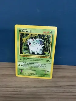 Pokemon Card Nidoran 57/64 Jungle Set Lightly Played Condition WOTC - Image 5