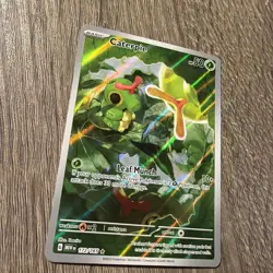 Pokemon TCG Caterpie 172/165 Scarlet & Violet 151 Holo Illustration Rare Card NM - Image 2