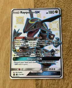 Rayquaza Shiny GX Promo Alternate Art Promos 177a/168 NM/M Pokemon Card - Image 1