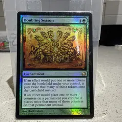MTG Doubling Season Foil Mythic Card Near Mint Condition 141 Rare Magic Card NM - Image 1