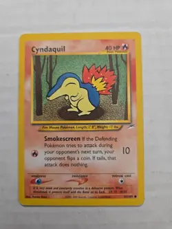 Pokemon Card - Neo Destiny 61/105 - CYNDAQUIL (common) - WOTC - Image 1