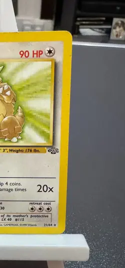 Pokemon Cards: Jungle Rare: Kangaskhan 21/64 TCG 1999 WOTC Vintage - Image 3