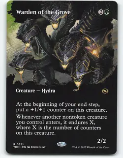 Warden of the Grove (Borderless) #351 Magic the Gathering Card - Image 1