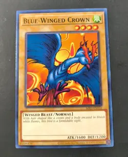 Yu-Gi-Oh! Metal Raiders Blue-Winged Crown Common Card MRD-EN122 NM - Image 1